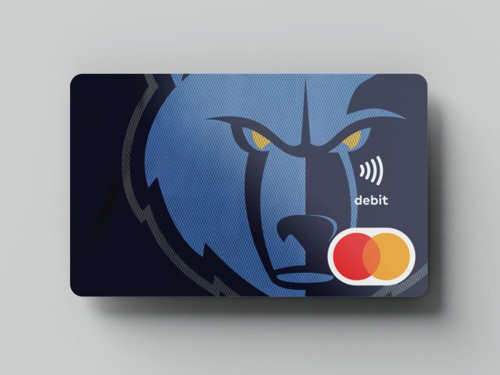 Grizzlies debit card