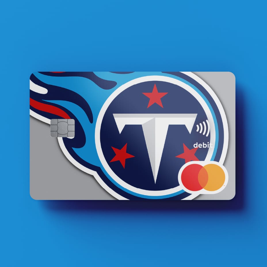 Tennessee Titans debit card