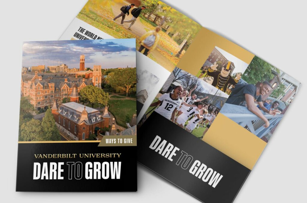 Vanderbilt University "Dare to Grow" booklet