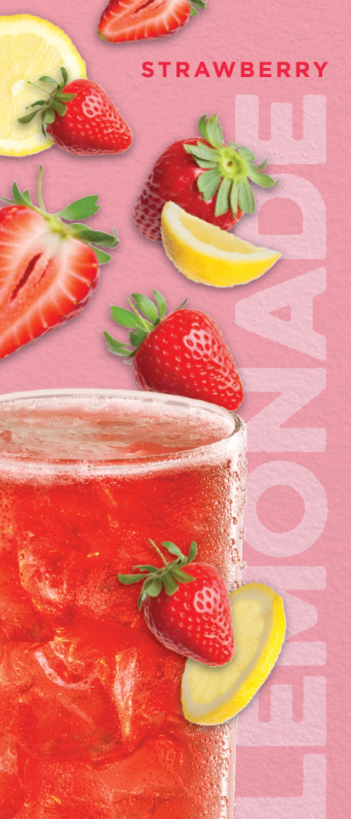 Twice Daily strawberry lemonade bubbler decal