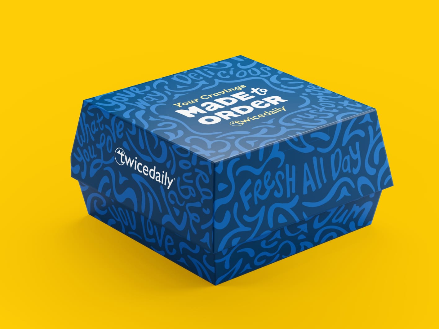 Twice Daily "Made to Order" sandwich packaging