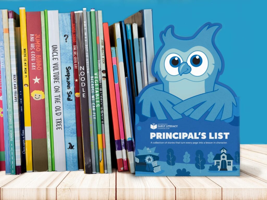 Governor's Early Literacy Foundation bookstand