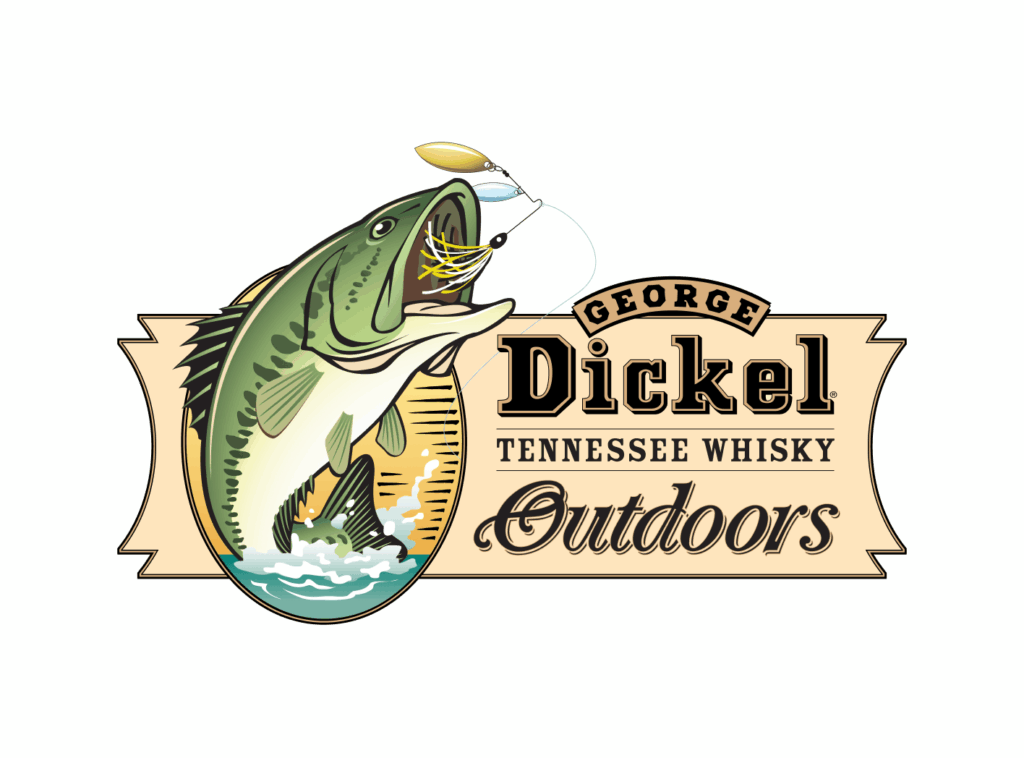 George Dickel logo with illustrated fish
