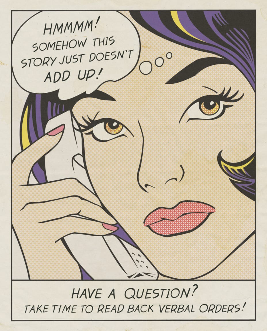 illustration of woman listening on a phone